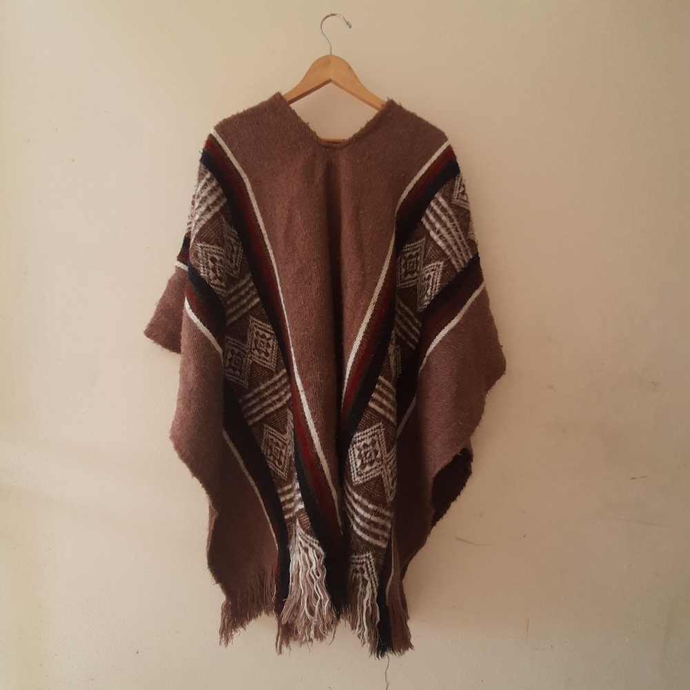● UNISEX Poncho Topper Wrap - Picture 2 of 10
